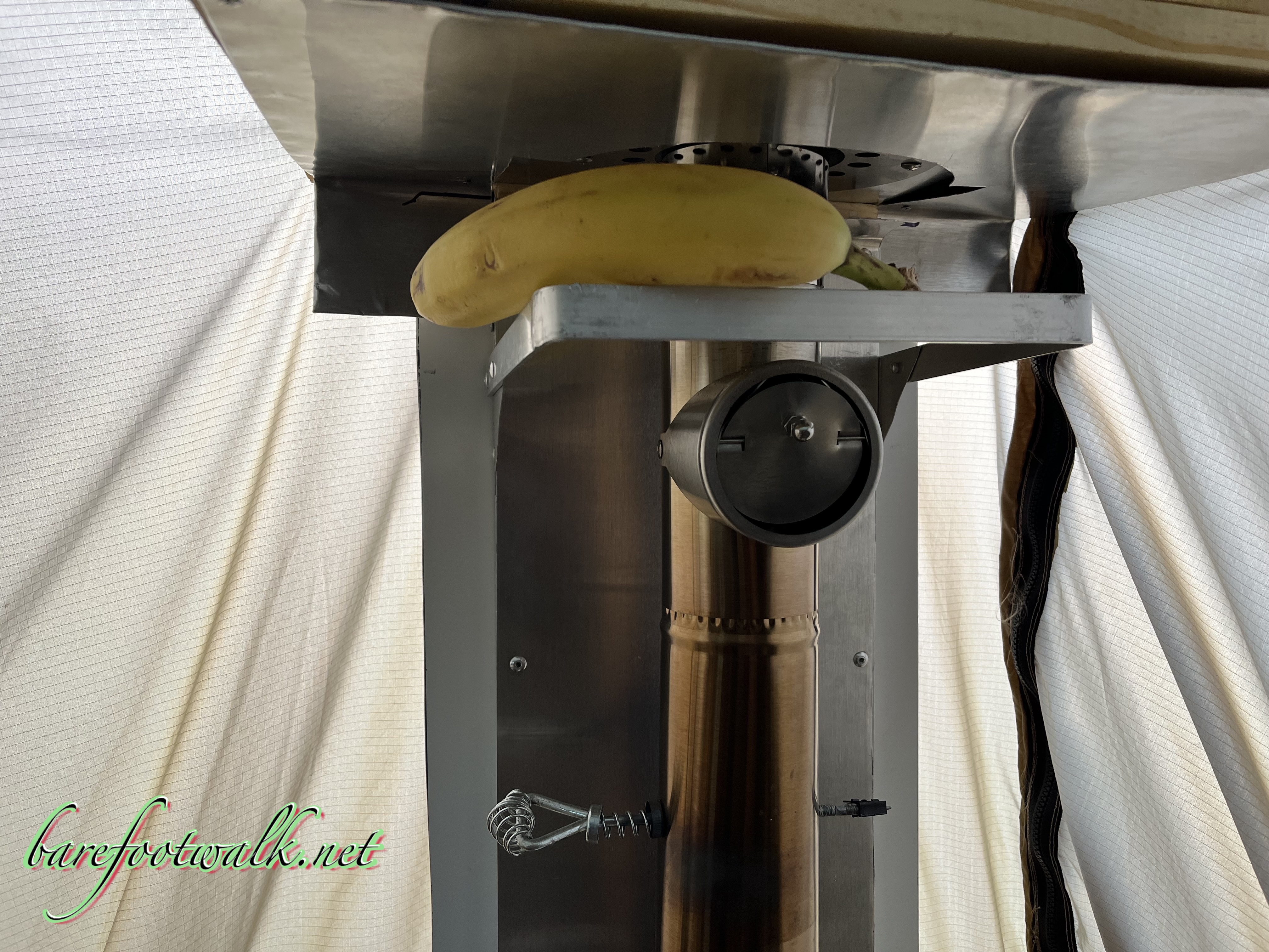 Banana on Wood Stove