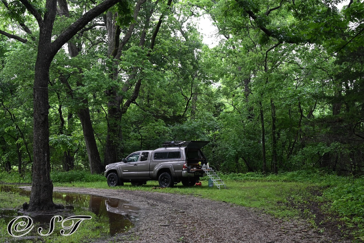 Truck camping