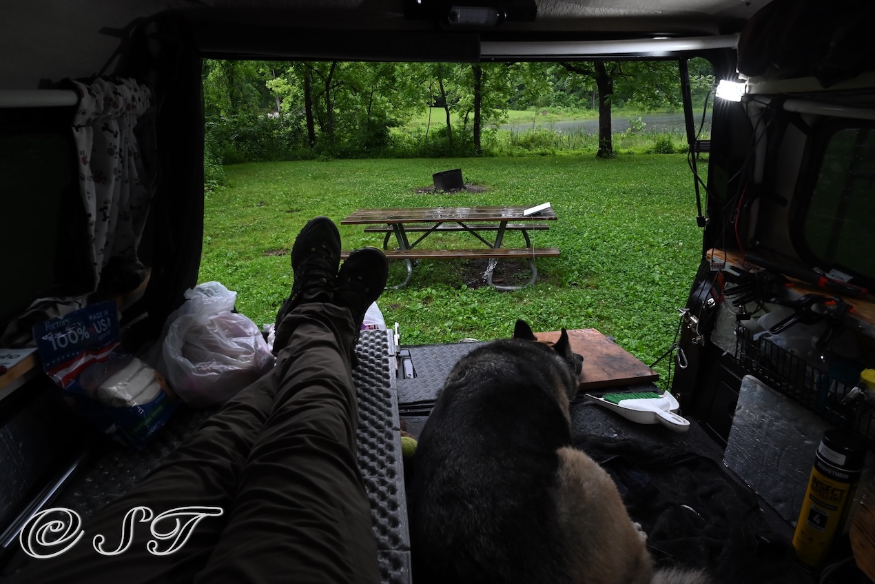 Truck camping