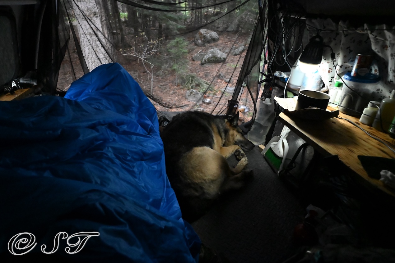 Truck camping