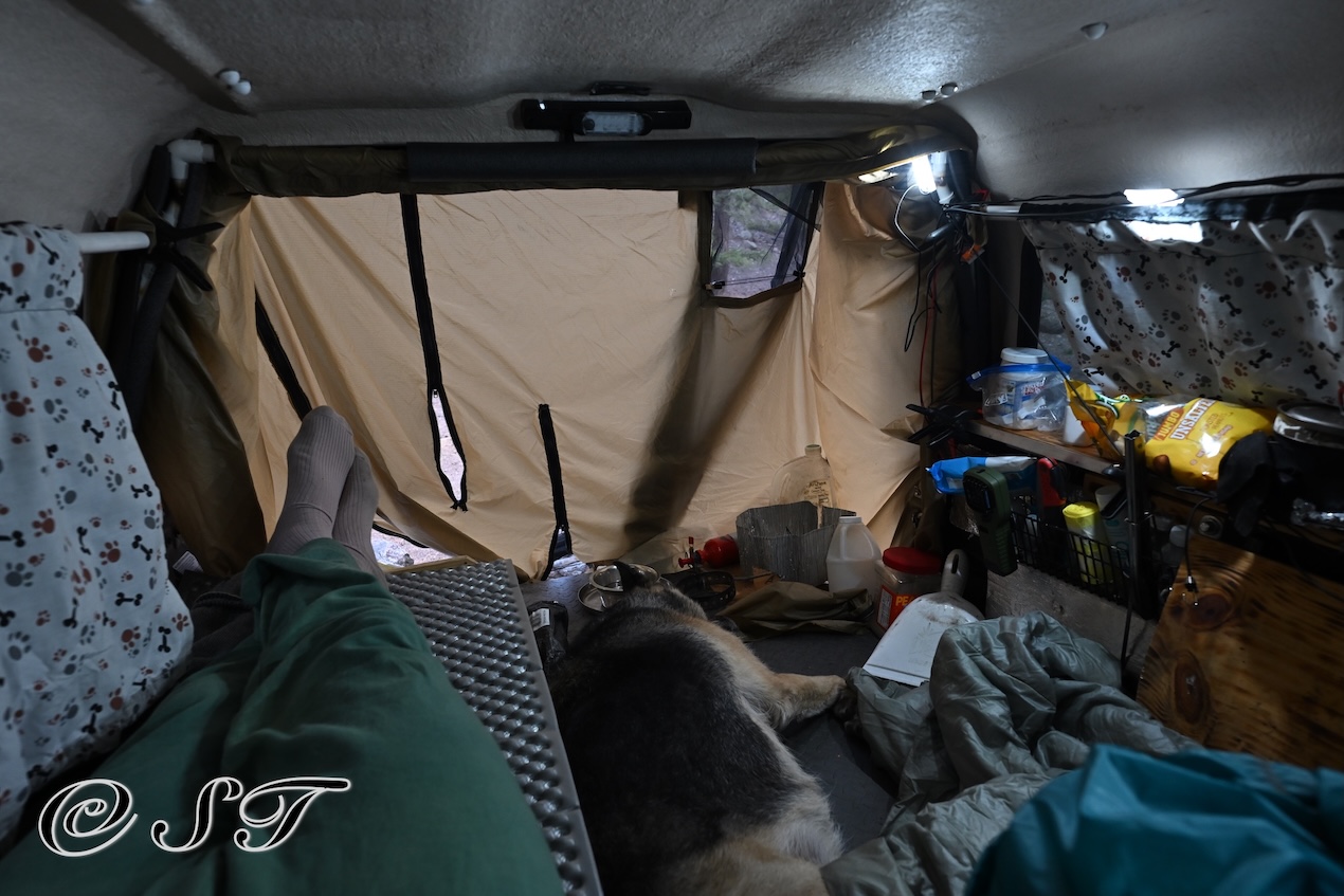 Truck camping