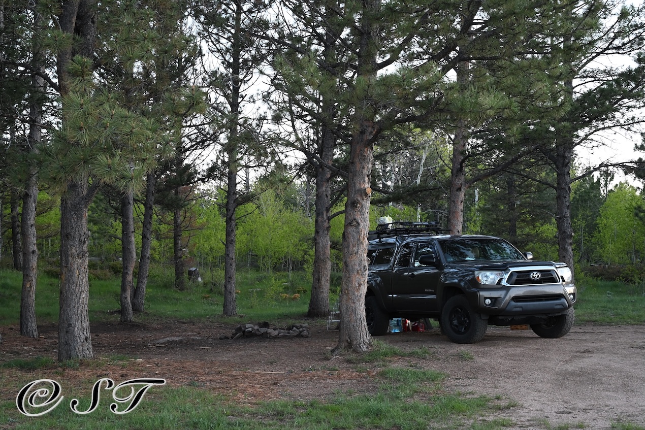 Truck camping
